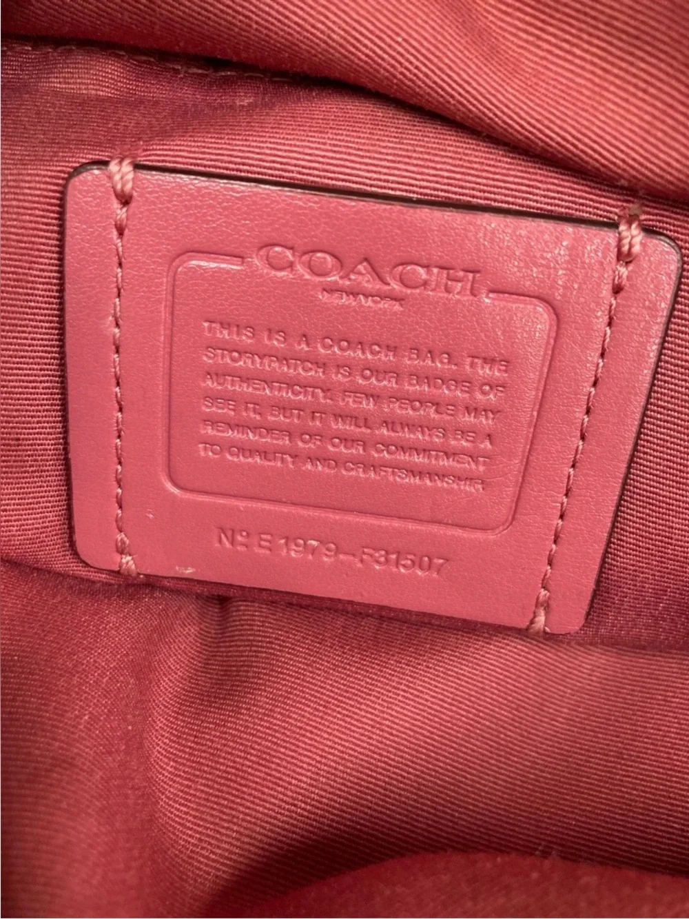 Coach Abby Duffle Maroon in EUC MSRP: $398.00 - Picture 3 of 16